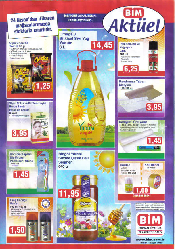 Bim 24 Nisan 2015 Aktüel Ürünler Kataloğu - Broşür 3
