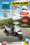 A101 16 Mart 2023 Kampanyası - APEC 125 cc Benzinli Motosiklet