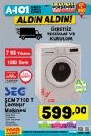 A101 19 Ekim 2017 Aktüel Kataloğu - SEG Çamaşır Makinesi