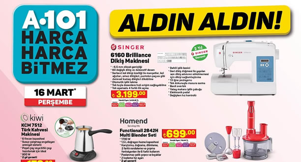 A101 16 Mart 2023 Aktüel Ürünler Kataloğu