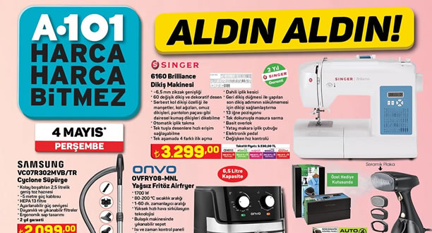 A101 4 Mayıs 2023 Aktüel Ürünler Kataloğu