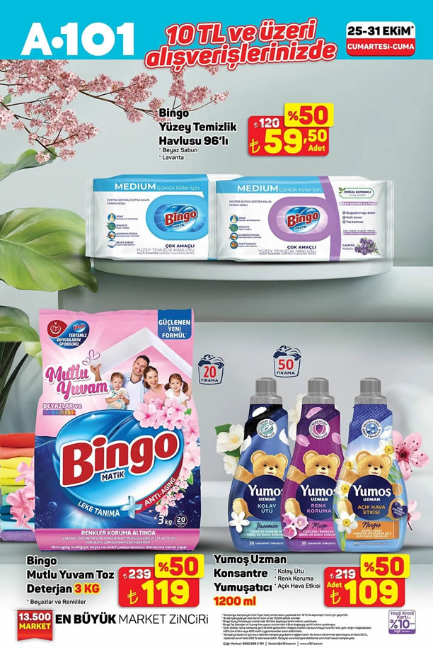 A101 25 Ekim - 31 Ekim 2025 İndirimli Ürünler Broşürü