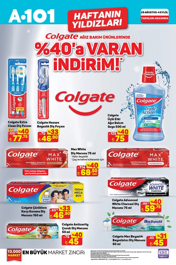 A101 29 Ağustos - 4 Eylül 2025 Haftanın Yıldızları