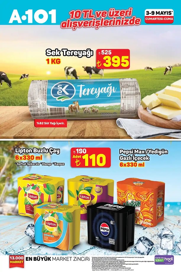 A101 3 Mayıs 2025 İndirim Broşürü