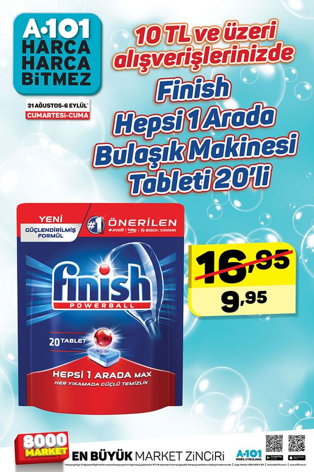 A101 31 Ağustos - 6 Eylül 2019 İndirim Kampanyası