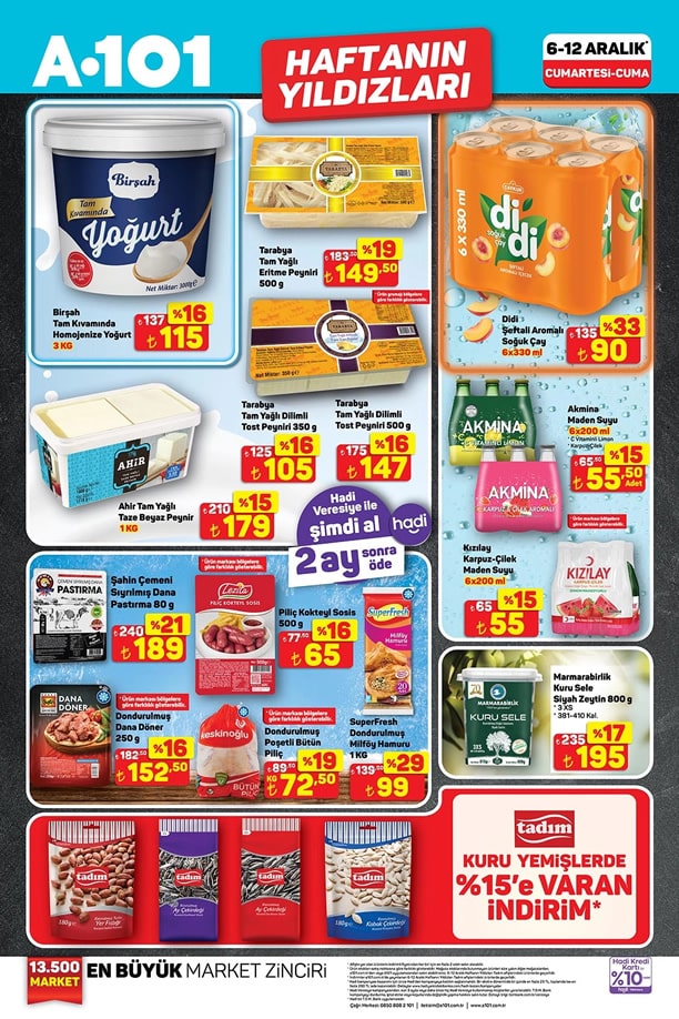 A101 6 Aralık 2025 Haftanın Yıldızları Kataloğu