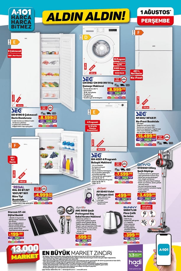 A101 Aktüel 1 Ağustos 2024 Kataloğu - 2