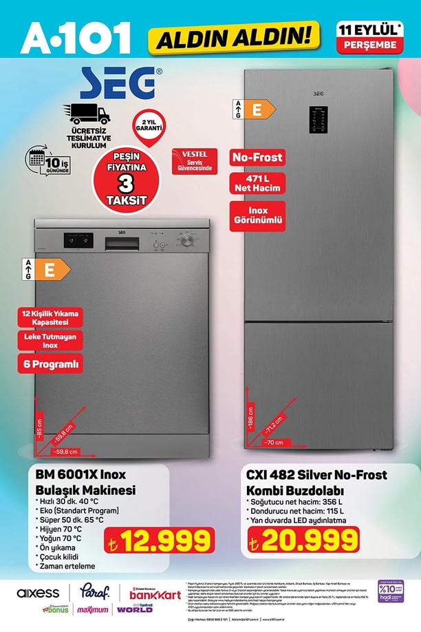 A101 Aktüel 11 Eylül 2025 Kataloğu - 2