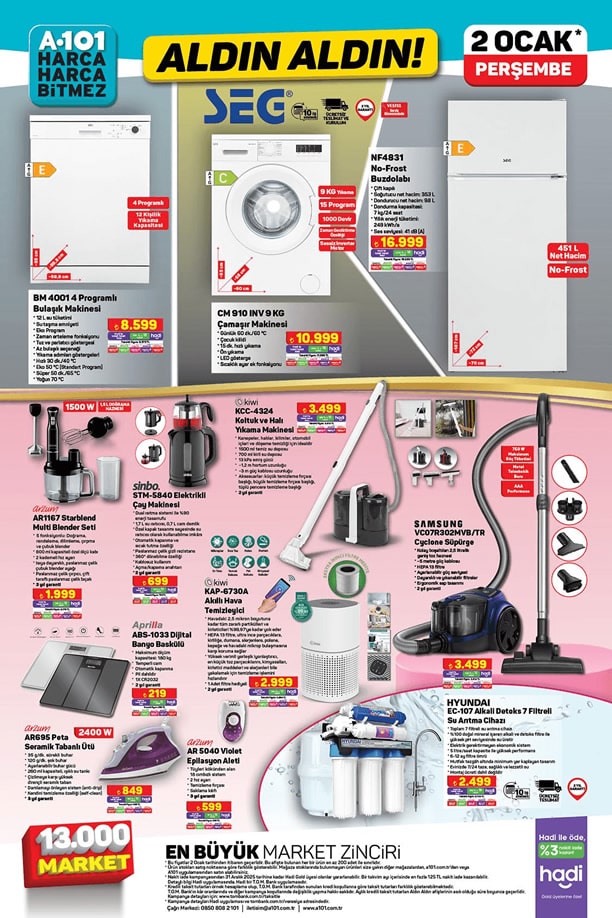 A101 Aktüel 2 Ocak 2025 Kataloğu - 2