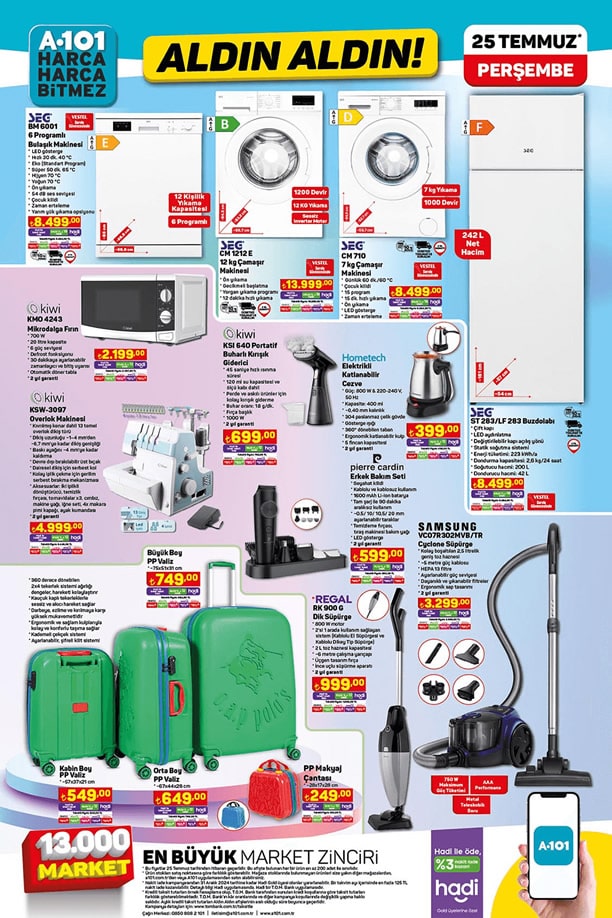 A101 Aktüel 25 Temmuz 2024 Kataloğu - 2