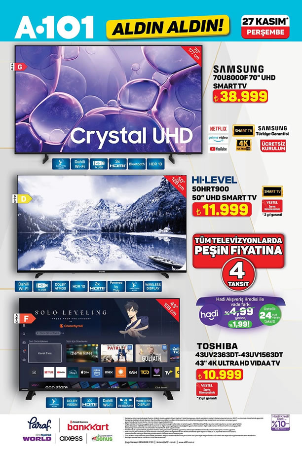 A101 Aktüel 27 Kasım 2025 Kataloğu - 1