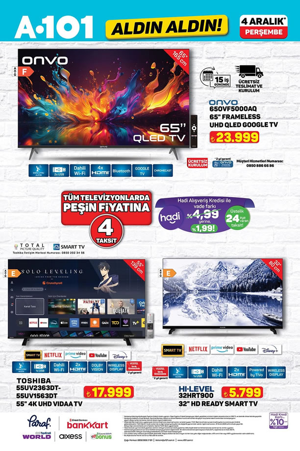 A101 Aktüel 4 Aralık 2025 Kataloğu - 1