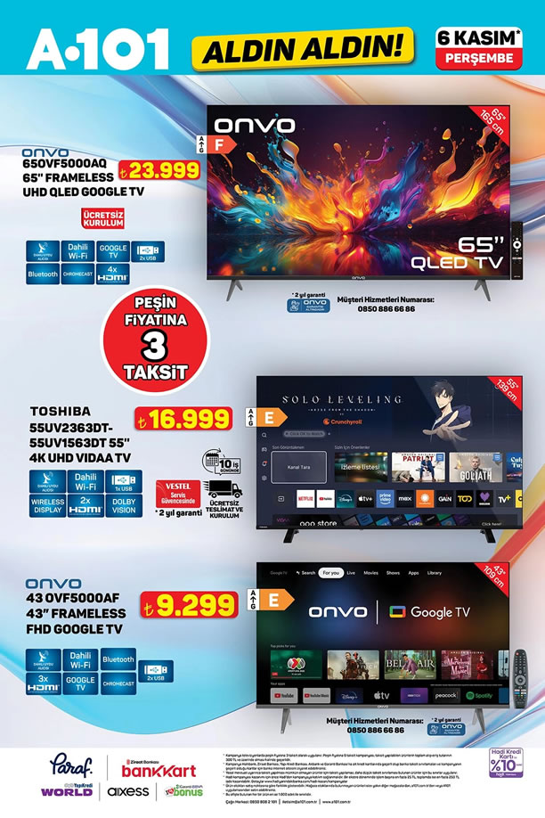 A101 Aktüel 6 Kasım 2025 Kataloğu - 1