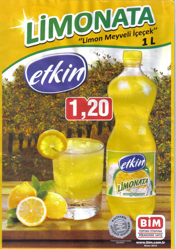 Bim 24 Nisan 2015 Aktüel Ürünler Kataloğu - Etkin Limonata