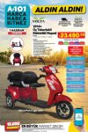 A101 1 Haziran 2023 Kataloğu - Volta VM4+ 3 Tekerlekli Elektrikli Moped