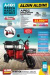 A101 27 Temmuz 2023 Kataloğu - APEC APM5 Üç Tekerlekli Elektrikli Moped