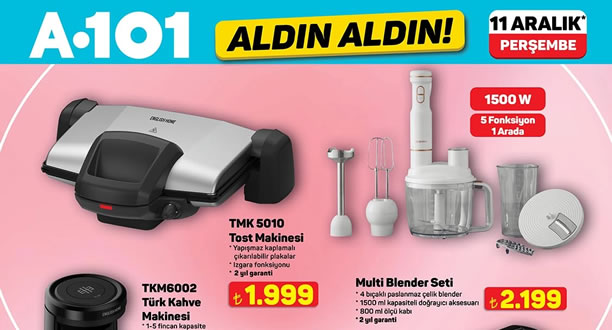 A101 11 Aralık 2025 Aktüel Ürünler Kataloğu