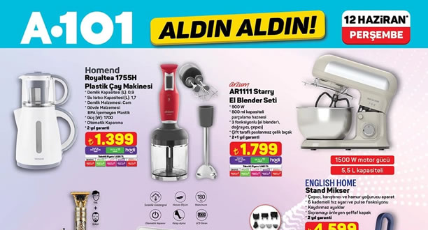 A101 12 Haziran 2025 Aktüel Ürünler Kataloğu