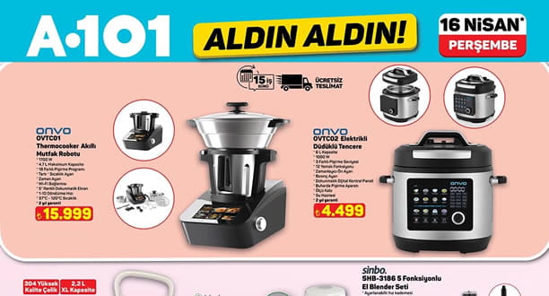 A101 16 Nisan 2026 Aktüel Ürünler Kataloğu