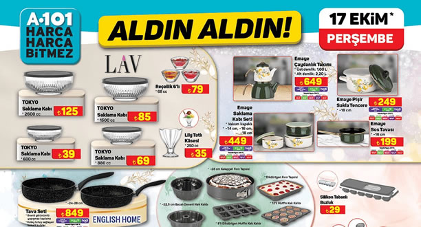 A101 17 Ekim 2024 Aktüel Ürünler Kataloğu