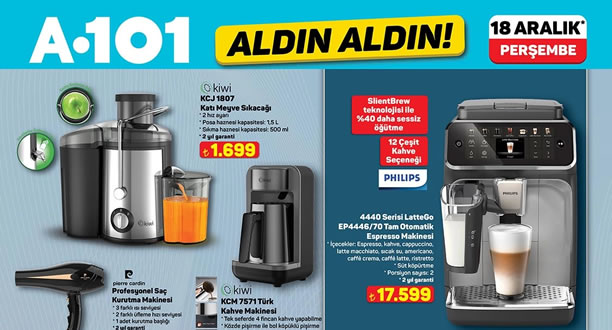 A101 18 Aralık 2025 Aktüel Ürünler Kataloğu