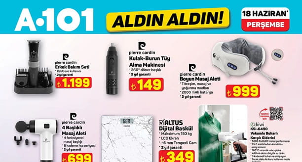 A101 18 Haziran 2026 Aktüel Ürünler Kataloğu
