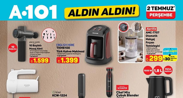 A101 2 Temmuz 2026 Aktüel Ürünler Kataloğu