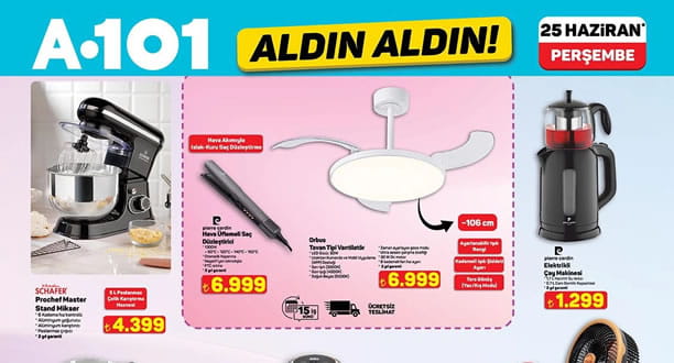 A101 25 Haziran 2026 Aktüel Ürünler Kataloğu