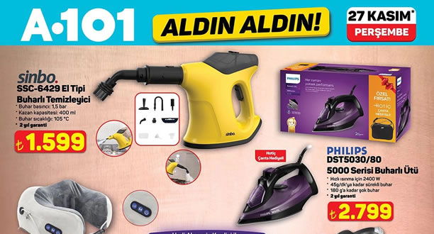 A101 27 Kasım 2025 Aktüel Ürünler Kataloğu