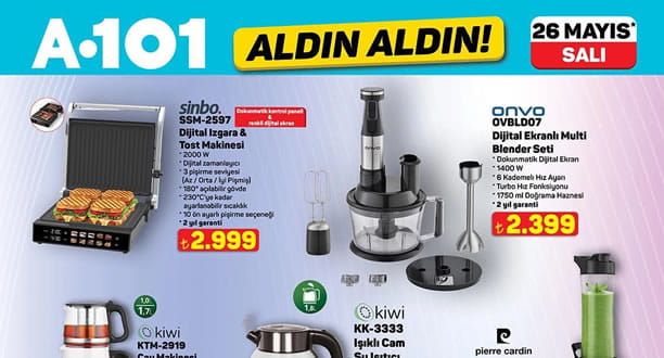 A101 28 Mayıs 2026 Aktüel Ürünler Kataloğu