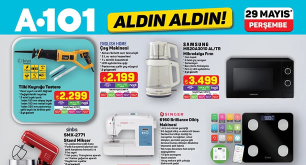 A101 29 Mayıs 2025 Aktüel Ürünler Kataloğu