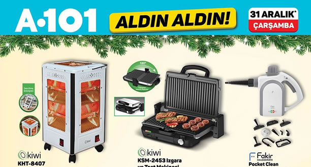 A101 31 Aralık 2025 Aktüel Ürünler Kataloğu