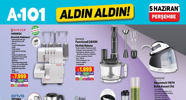 A101 5 Haziran 2025 Aktüel Ürünler Kataloğu
