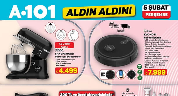 A101 5 Şubat 2026 Aktüel Ürünler Kataloğu